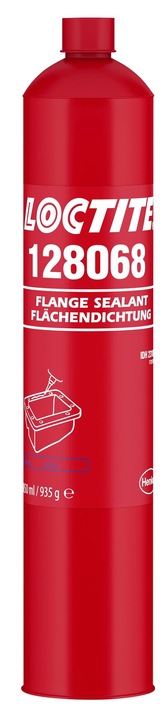 Henkel Loctite 128068 Acrylat Flächendichtung, 850 ml, Violett, 231017, Für Metallflansche