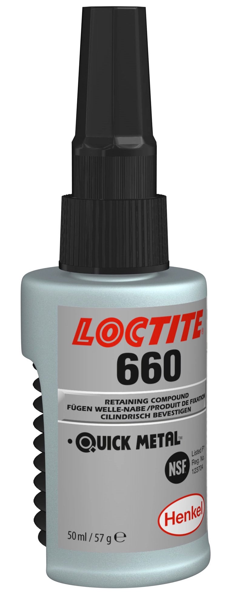 Henkel Loctite 660 Fügeklebstoff, 50 ml, Grau, 267328, Zum Kleben von zylindrischen Fügeteilen
