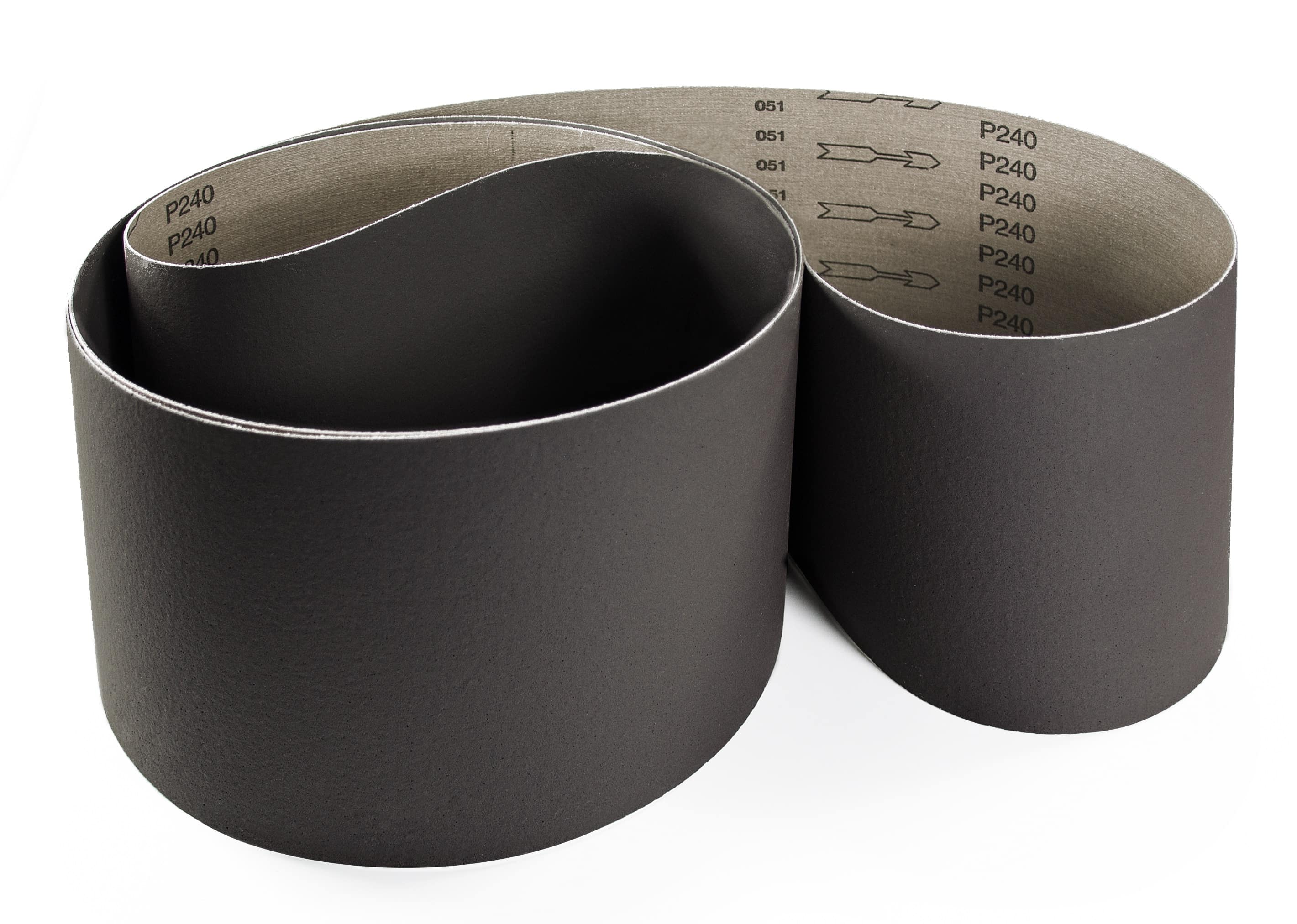 VSM Ilumeron RK700X 708774, 150 mm x 2500 mm, A, P400, X-Polyester, Ausführung (E08), Anthrazit, Schmalband mit Aluminiumkorn, Für Edelstahl und 