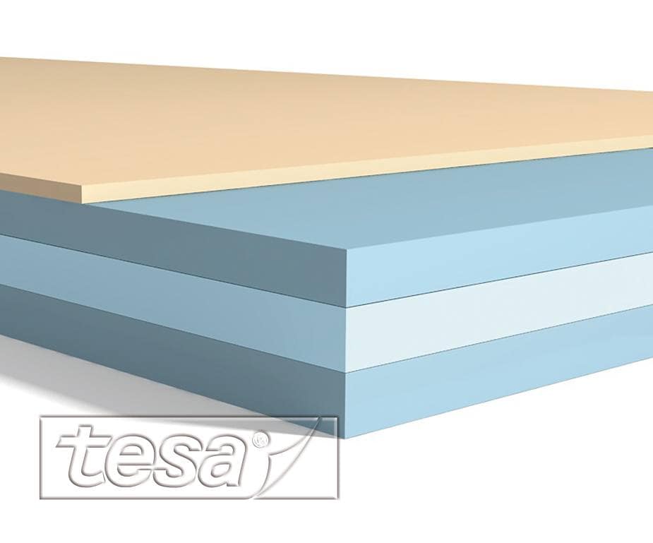 tesafix 4967, 19 mm x 50 m, 0,16 mm, Transparent, PV 06, Doppelseitiges Klebeband mit PET-Träger