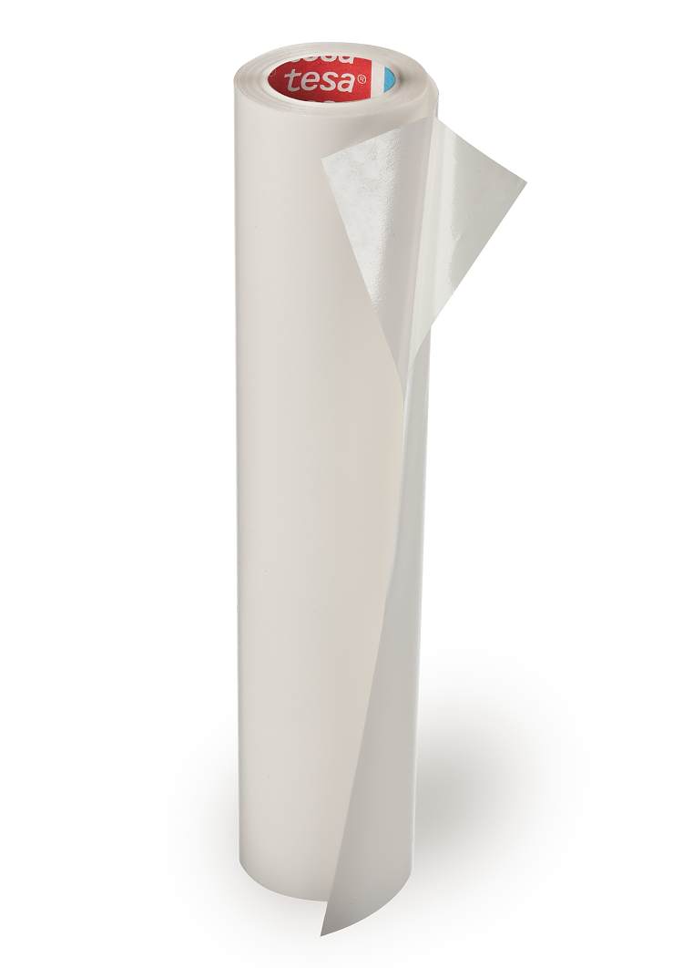 tesaprint 52320, 1230 mm x 25 m, 0,2 mm, Weiß, Klebeband für die Klischeemontage