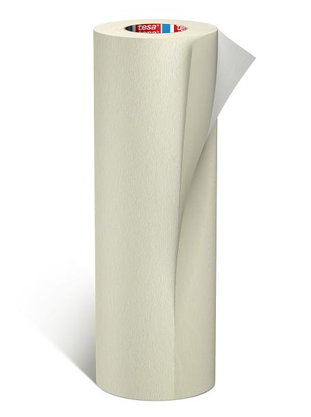 tesaprint 52330, 970 mm x 25 m, 0,38 mm, Weiß, Klischeeklebeband mit Gewebeträger