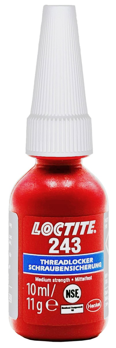 Henkel™ Loctite® Schraubensicherung 243, 10 ml, Blau, 1918246, Universell einsetzbar