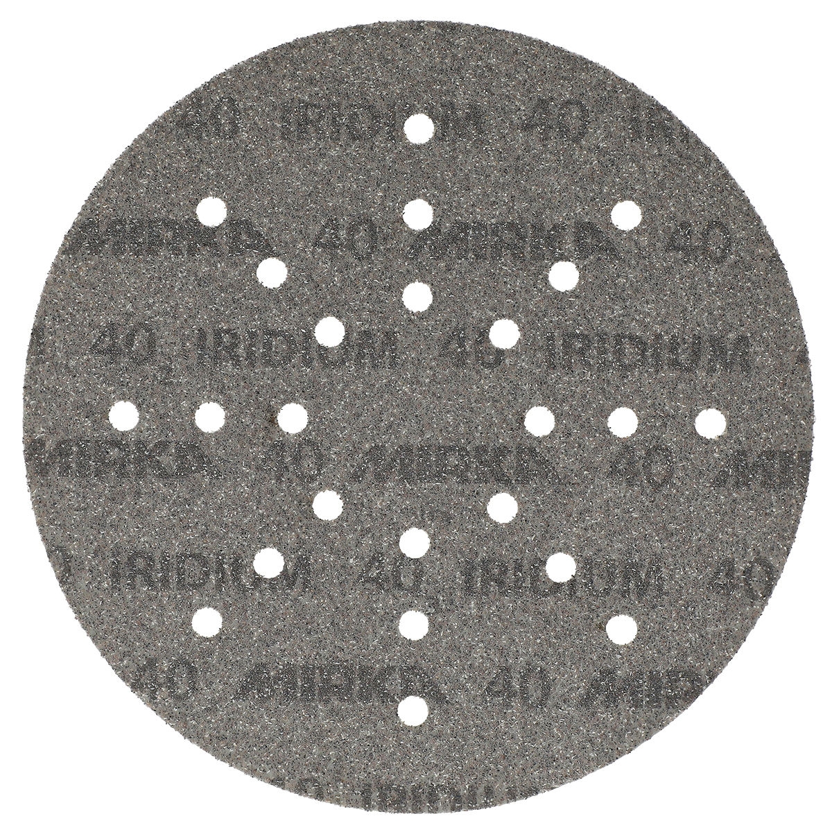 Mirka® Iridium® 2468002518, Ø 225 mm, P180, Multilochung, Kletthaftend, Schleifscheibe mit Keramik- und Aluminiumkorn