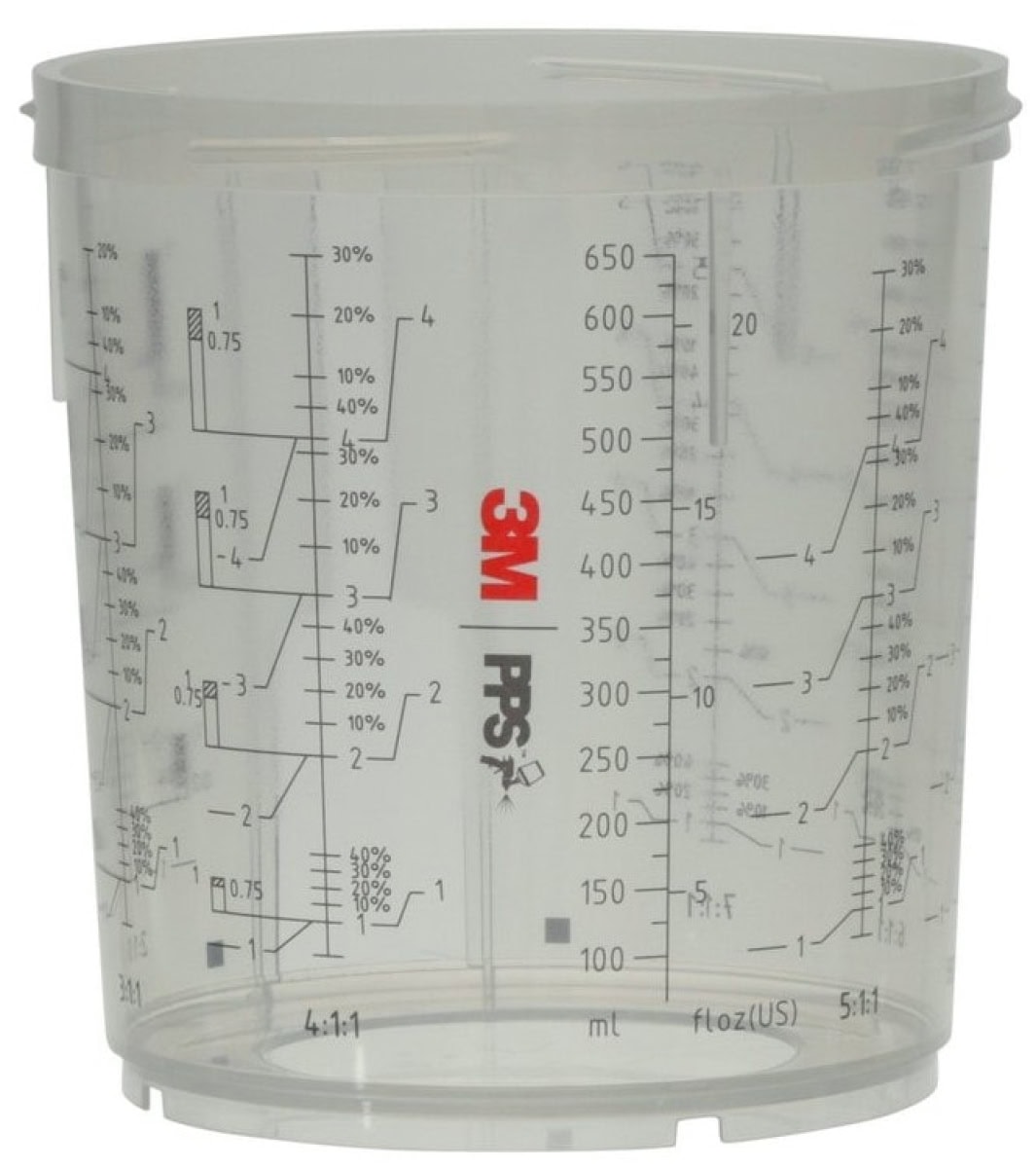 3M™ PPS™ 26001,  0,65 Liter, Serie 2.0 Standard Außenbecher für 3M™ PPS™ 2.0 flexiblen Innenbecher