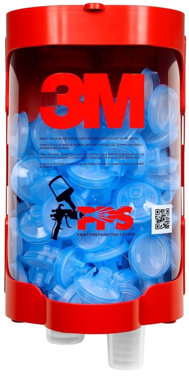 3M™ PPS™ 16298 roter Dispenser zur platzsparenden Aufbewahrung von 0,17 l PPS™ Innenbechern und Deckeln