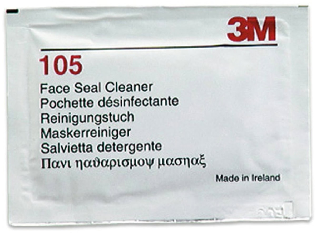 3M™ 105, 40 Stück pro Karton, Hygienisch Einzelverpackt, Desinfizierendes Reinigungstuch auf Propanolbasis, Universal Desinfektionstuch