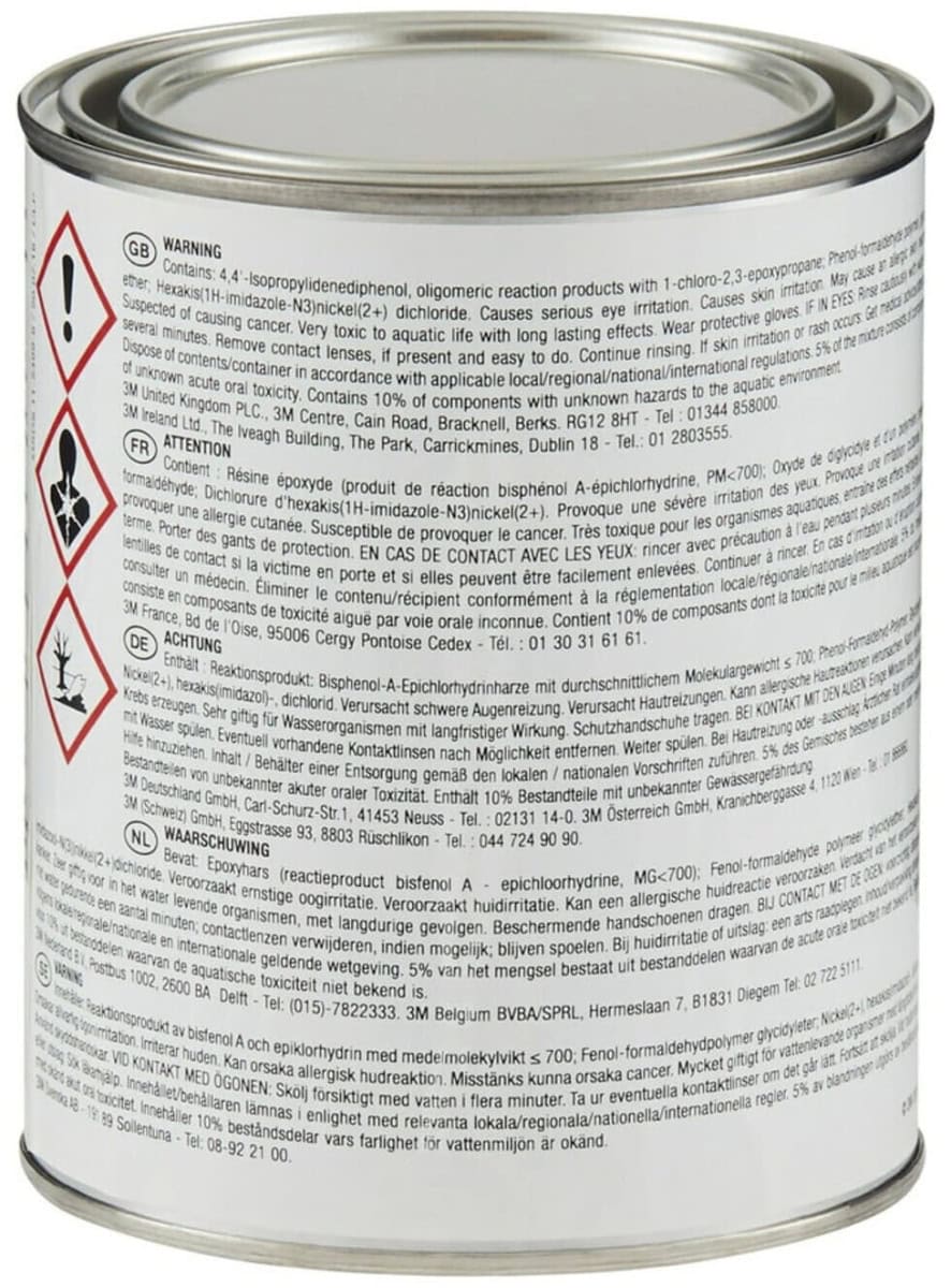 3M™ Scotch-Weld™ SW 2214 HT/NF, High Temperature New Formular, 946 ml, Grau, Hochtemperatur 1-Komponenten-Konstruktionsklebstoff