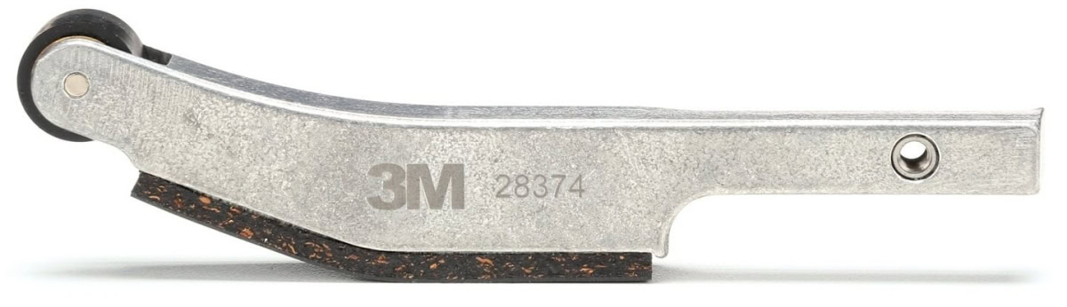 3M™ 28374, 13 mm x 457 mm, Gebogen, Rolle: Ø 15 mm, Kontaktarm für Feilenbandmaschine, Für flache Flächen