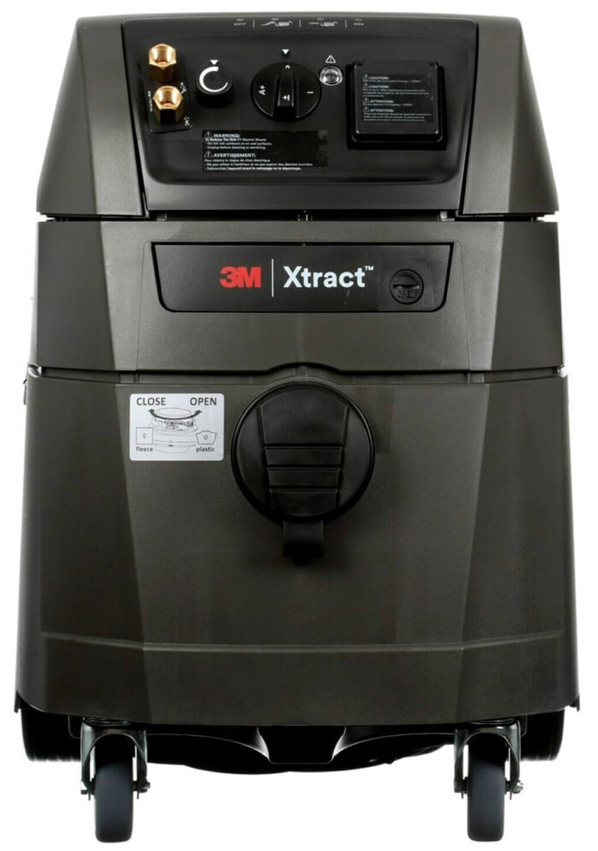 3M™ Xtract™ 64159, 74 L./Min Absaugleistung, 35 Liter Auffangbehälter, Zweifach HEPA Filter, Leise 69 dB, Mobile Staubabsaugung