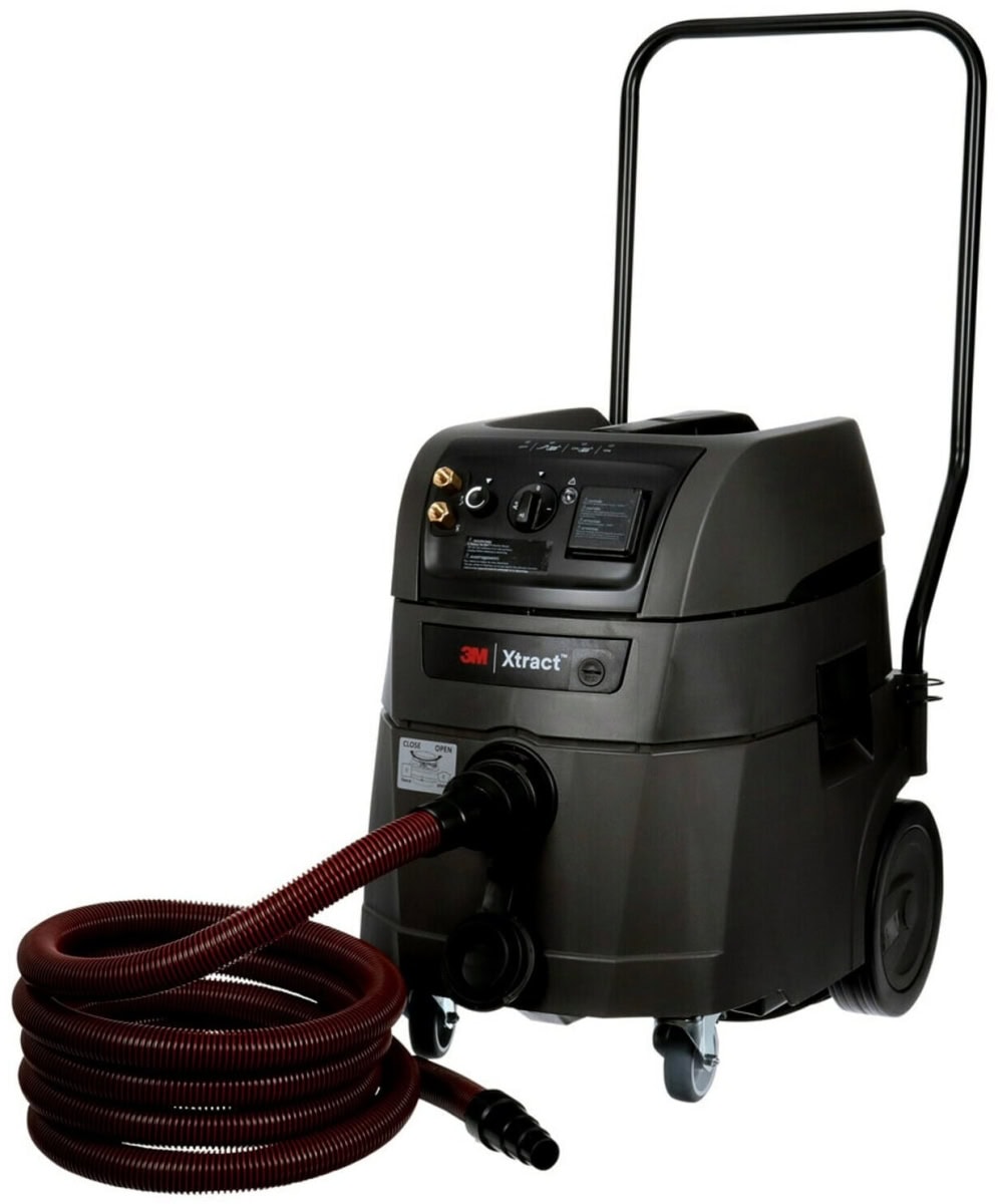 3M™ Xtract™ 64159, 74 L./Min Absaugleistung, 35 Liter Auffangbehälter, Zweifach HEPA Filter, Leise 69 dB, Mobile Staubabsaugung