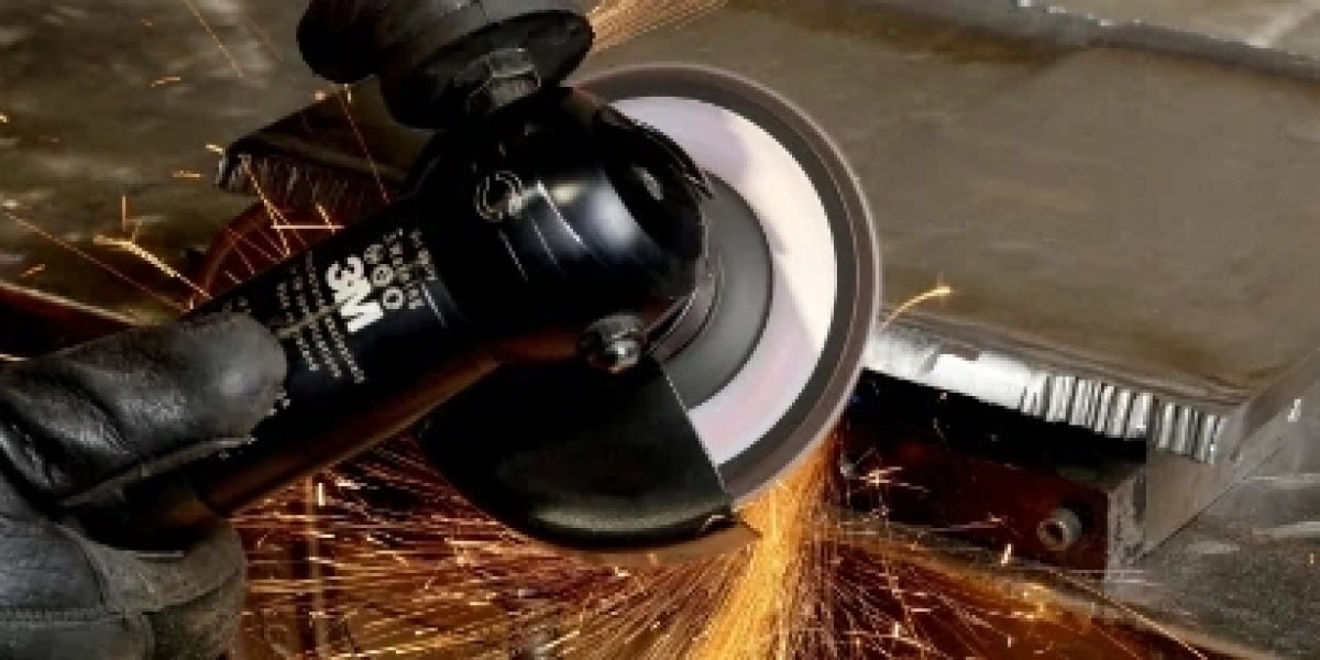 3M™ 769F 51996, Ø 115 mm x ø 22,23 mm, 120+, 13.200 U./Min., Typ 27 Flach, Fächerschleifscheibe mit Präzisions-Zirkonkorund, Für Abtragsarbeiten