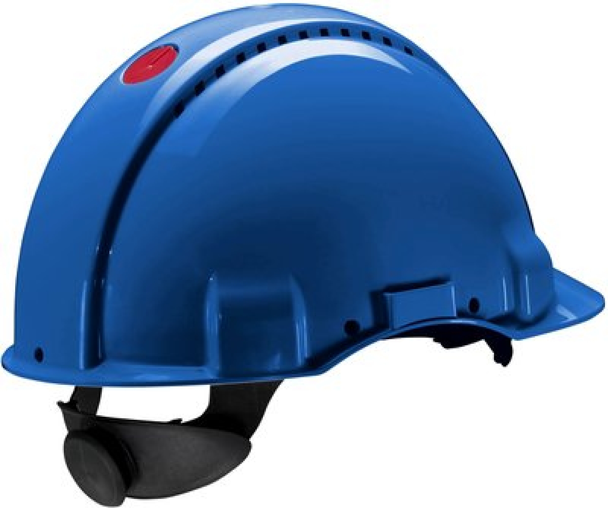 3M™ Peltor™ G30NUB, Blau, G3000 Schutzhelm mit Ratschensystem & Kunststoff-Schweißband, Belüftet, Uvicator