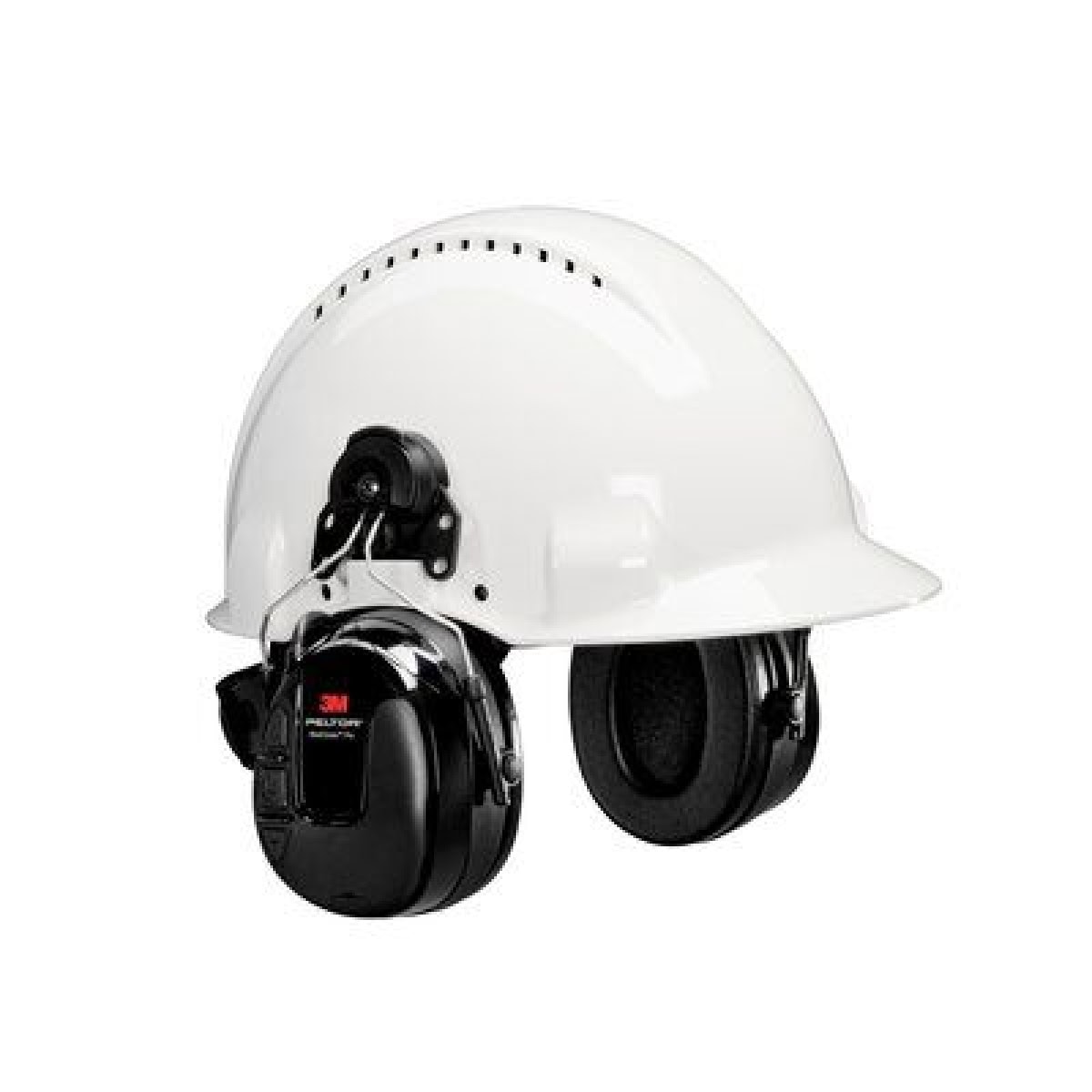 3M™ PELTOR™ WorkTunes™ Pro FM Radio HRXS220P3E, SNR = 31 dB, Schwarz, Kapselgehörschutz Radio mit Helmbefestigung