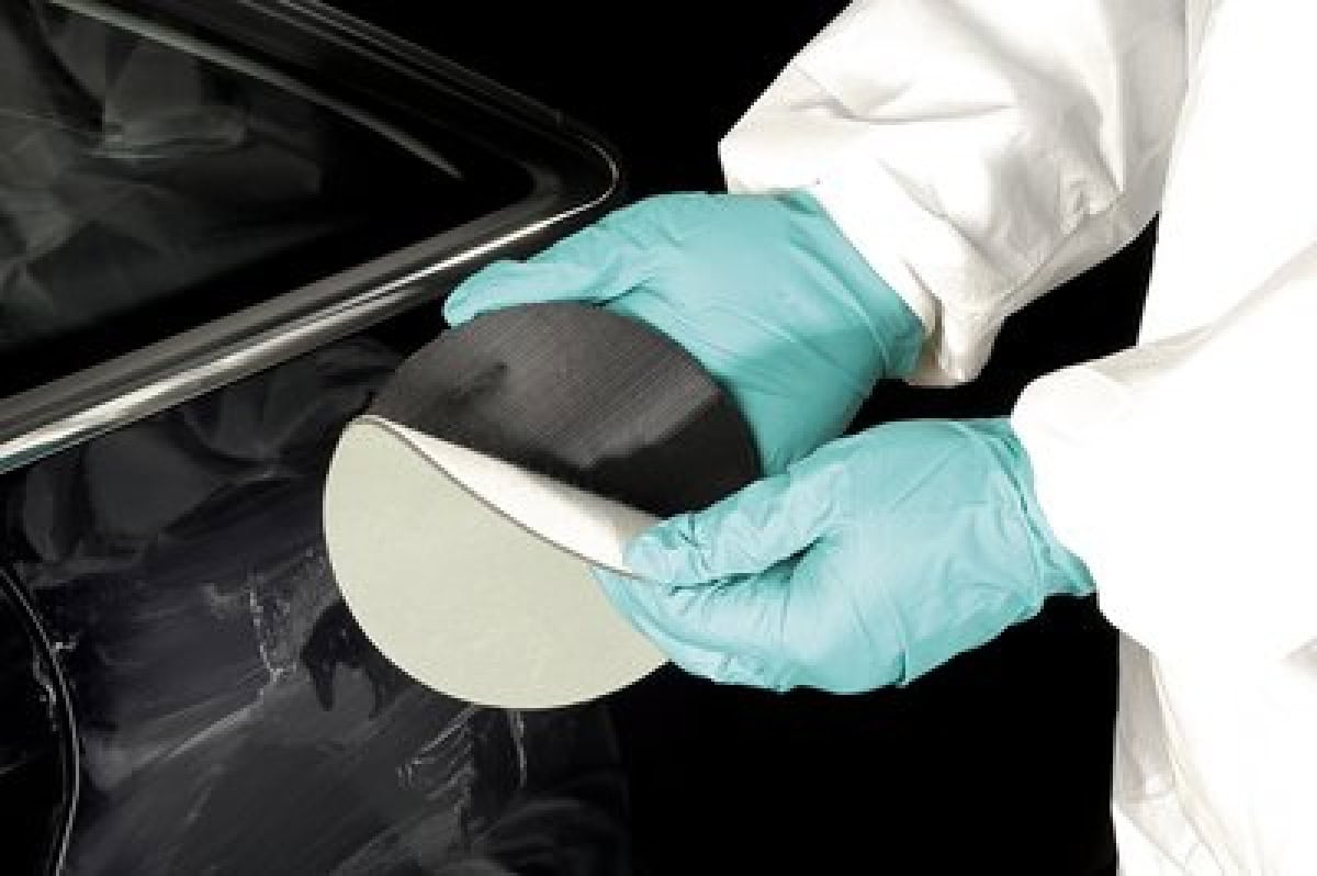 3M™ Trizact™ Hookit™ 471LA 05600, Ø 150 mm, P1500, Hellgrün, Kletthaftend, Feinschleifscheibe mit Aluminiumkorn