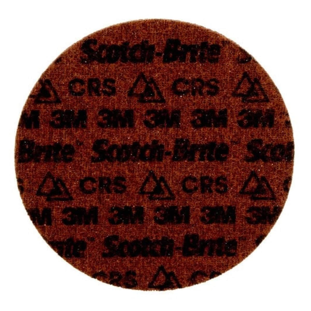 3M™ Scotch-Brite™ PN-DH PNDH4273, Ø 115 mm, P150 - 180, K, Coarse, Braun, 13.300 U./Min., Kletthaftend, Präzisions-Vliesscheibe ohne Zentrierloch, Für Abtrags- und Finisharbeiten