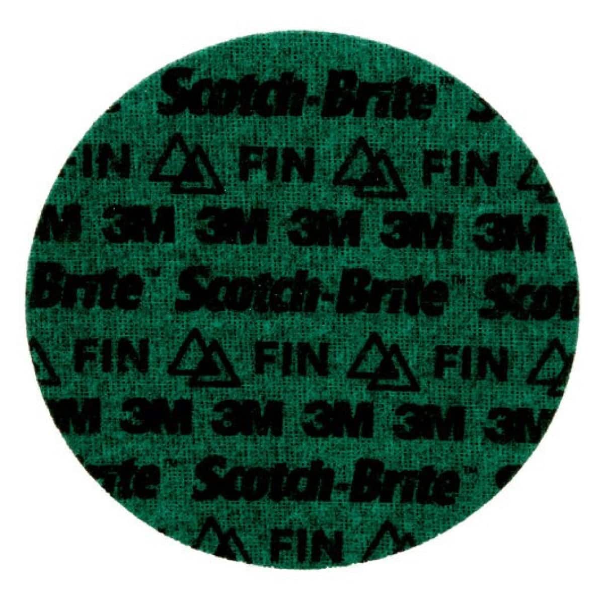 3M™ Scotch-Brite™ PN-DH PNDH4222, Ø 115 mm, P320 - 400, K, Fine, Grün, 13.300 U./Min., Kletthaftend, Präzisions-Vliesscheibe ohne Zentrierloch, Für Abtrags- und Finisharbeiten