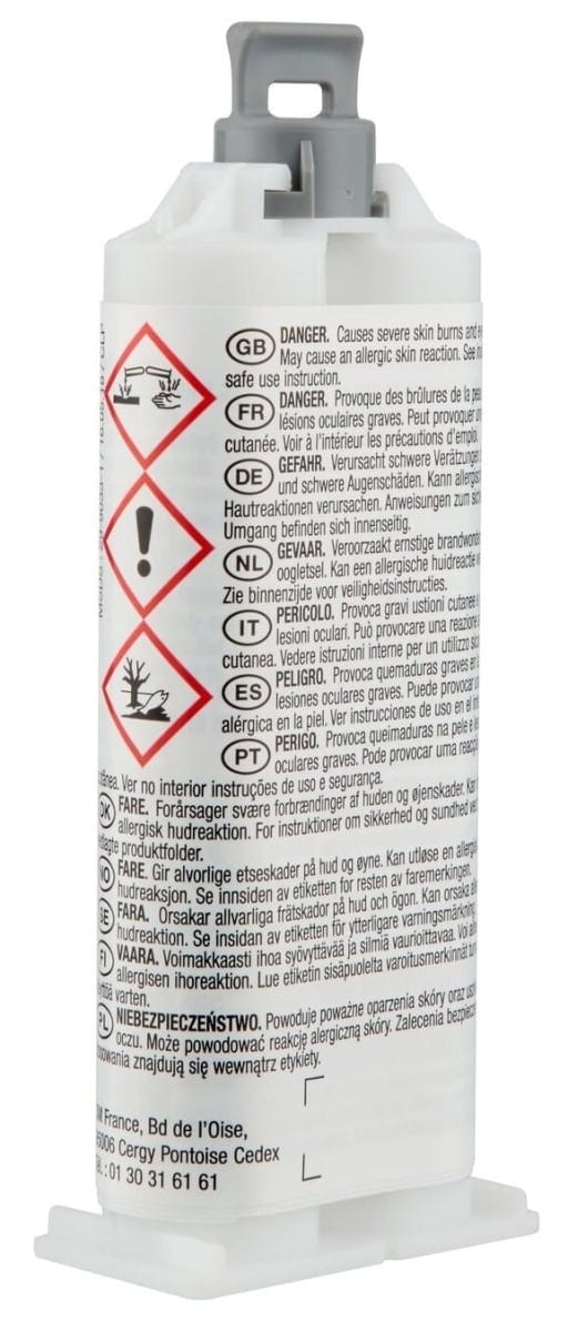 3M™ Scotch-Weld™ DP 125, 48,5 ml, Transluzent, Fließend, 1:1 EPX System, Flexibler Universal 2-Komponenten-Konstruktionsklebstoff auf Acrylatbasis