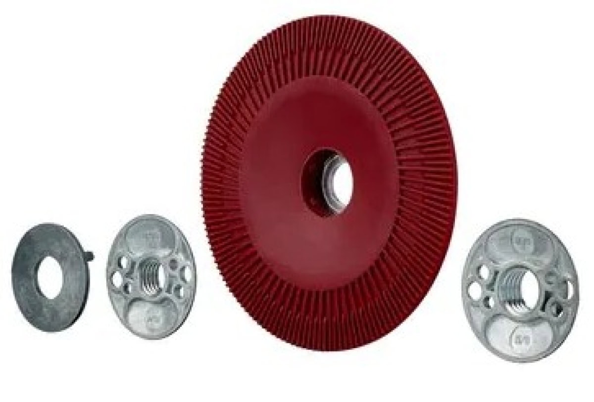3M™ 64862, Ø 180 mm, M14 Gewinde, Sehr Hart, Gerippt, Hochleistungs Fiberscheiben Stützteller, Verwendbar für alle Fiberscheiben