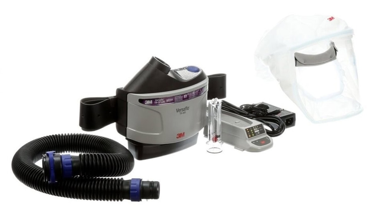 3M™ TR-300-HKL, TH3, Haube Größe L, Partikelschutz, Versaflo™ Gesundheitswesen Gebläse Atemschutz Set, Teile: [TR-315+, S-133L]