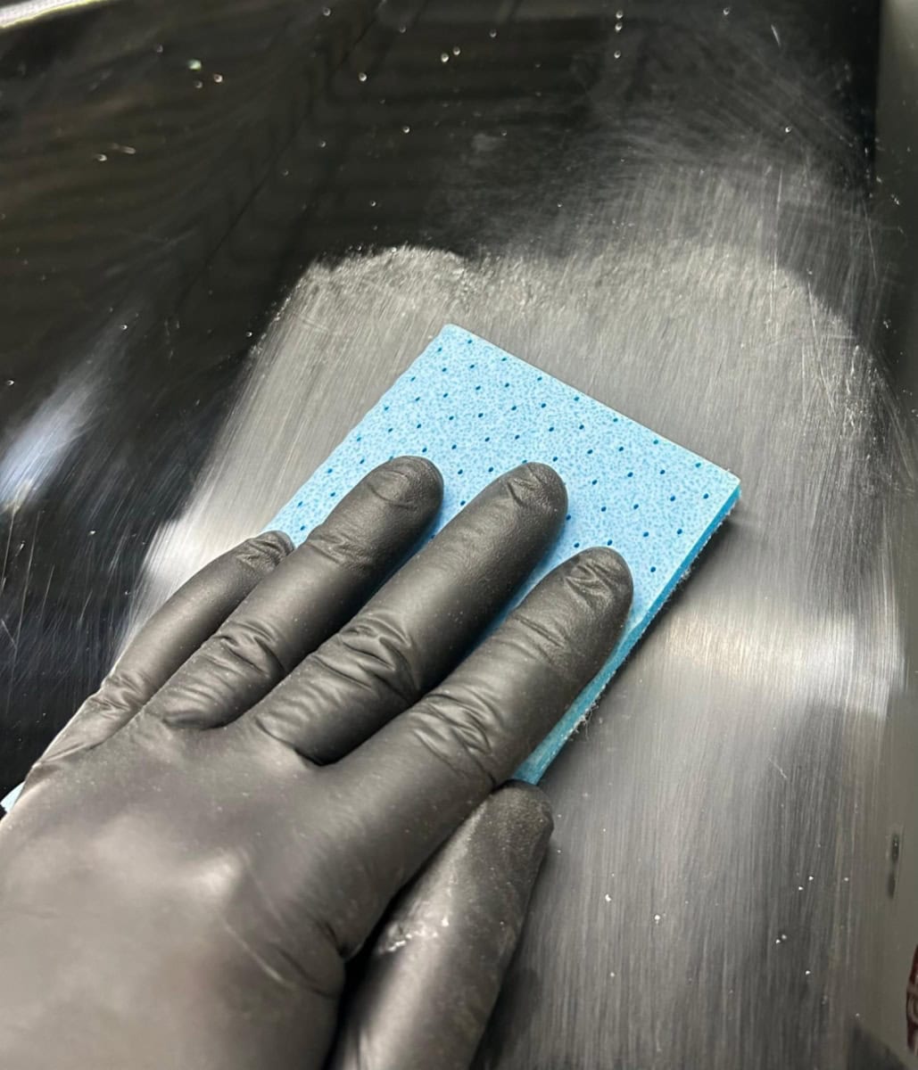 3M™ Hookit™ Flexible Feinschleifstreifen 33531, 139 x 172 mm, A, P400, Ungelocht, Feinschleifstreifen mit Aluminiumkorn, Für Nass- oder Trockenschliff