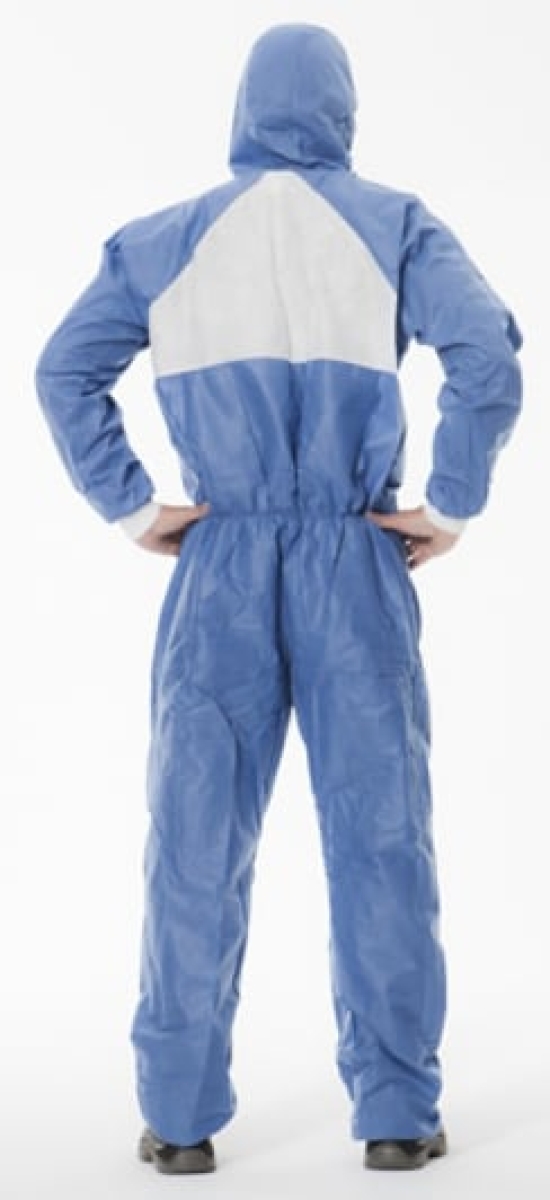 3M™ Schutzanzug 4530, Typ 5/6, Blau, Größe L, SMMS Polypropylen, Zum Schutz gegen Partikel und chemische Flüssigkeitsspritzer