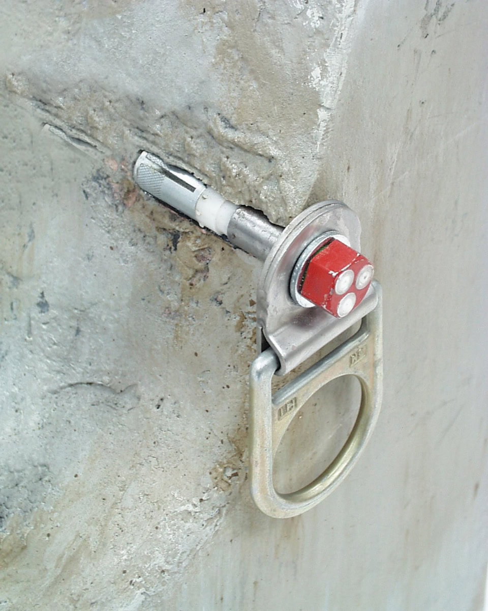 3M™ DBI-SALA® Anschlagpunkt für Beton mit Auffangöse 2104565, Verzinkter Stahl, 0,5 Kg, Für Absturzsicherung an Betonwänden
