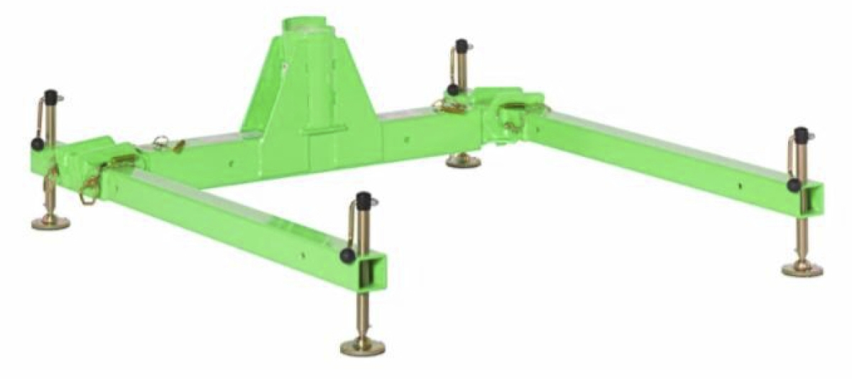 3M™ DBI-SALA® 3-teilige Basis HC 8000104, S / Klein, Für beengte Räume, Hohe Kapazität, 37,50 Kg, Grün
