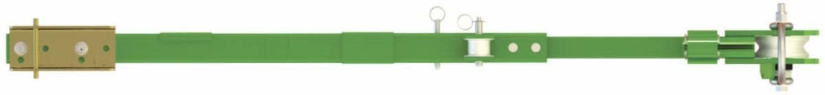 3M™ DBI-SALA® Stangenausleger 8560409, 1,2 m bis 2,1 m, 5,40 Kg, Für Arbeiten aus jeder Richtung in beengten Räumen