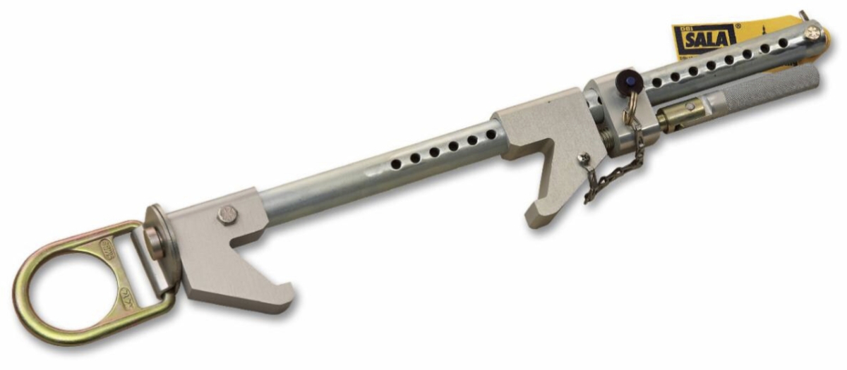 3M™ DBI-SALA® Festträgerklemme 2108414, Passend für Breite: 6,35 - 60,96 cm und Dicke:  3,81cm, 3,04 Kg, Temporärer Anschlagpunkt für Höhensicherungsgeräte auf Stahlträgern