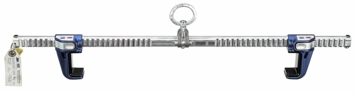 3M™ DBI-SALA® Trägergleiter 2104721, Large, Passend für Breite: 10 - 75 cm und Dicke: 6,5 cm, 3,29 Kg, Flexibler Anschlagpunkt für Höhensicherungsgeräte auf Stahlträgern