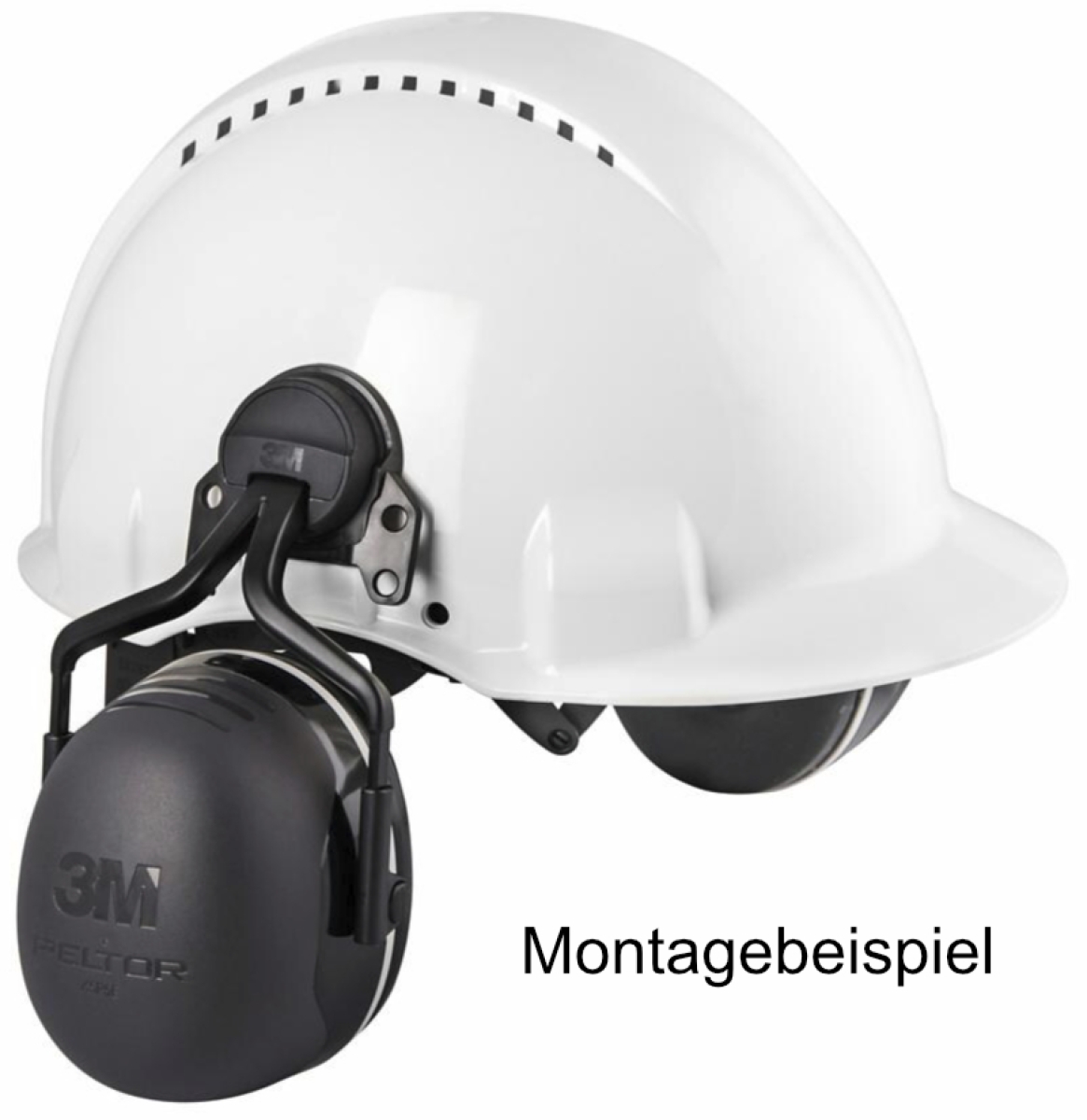 3M™ PELTOR™ Helmkapselgehörschutz X5P5E, SNR = 36 dB, Schwarz, Für extrem laute Arbeitsumgebungen