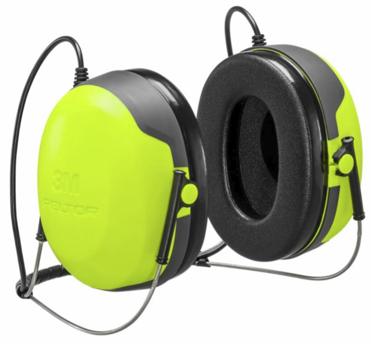 3M™ PELTOR™ CH-3 LO Nackenbügel Kapselgehörschutz Kopfhörer HT52B-112, Für den dauerhaften Einsatz mit externen Funkgerät (Nur Hören), SNR = 28 dB, Gelb / Schwarz, FLX2 Anschluss, Nackenbügel
