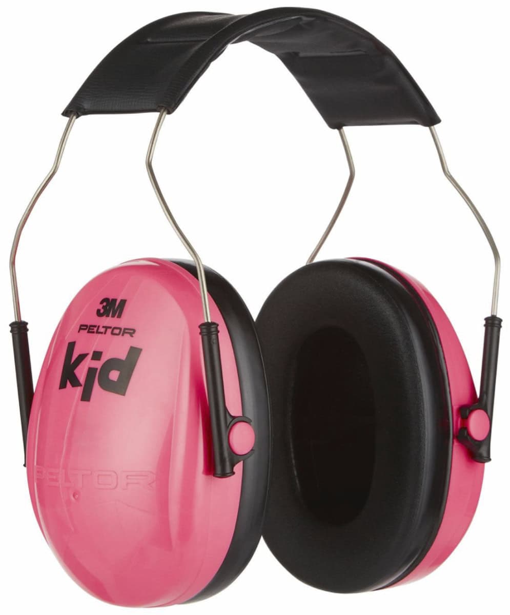 3M™ Peltor™ Kid Kapselgehörschutz für Kinder H510AKP-1, SNR = 27 dB, Pink / Rosa, Für Lernen, Konzerte, Festivals, Stadien, Arenen