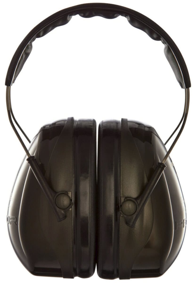 3M™ Peltor™ Optime™ II Kapselgehörschutz H520A, Für sehr laute Arbeitsumgebungen, SNR = 31 dB, Grün/Schwarz, Kopfbügel