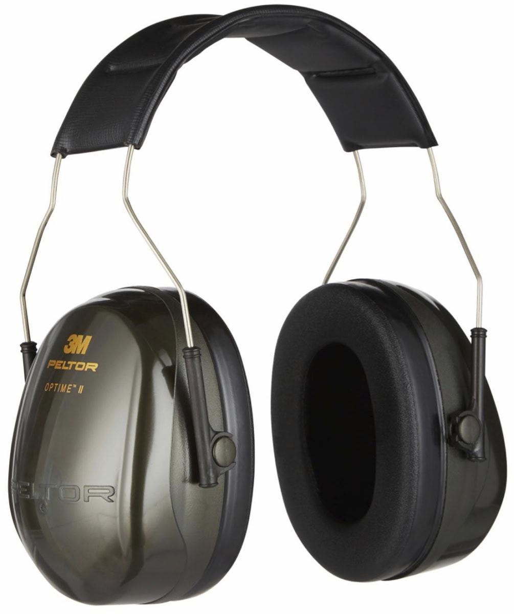 3M™ Peltor™ Optime™ II Kapselgehörschutz H520A-1, Für sehr laute Arbeitsumgebungen, SNR = 31 dB, Grün/Schwarz, Kopfbügel, Einzelhandelsverpackung