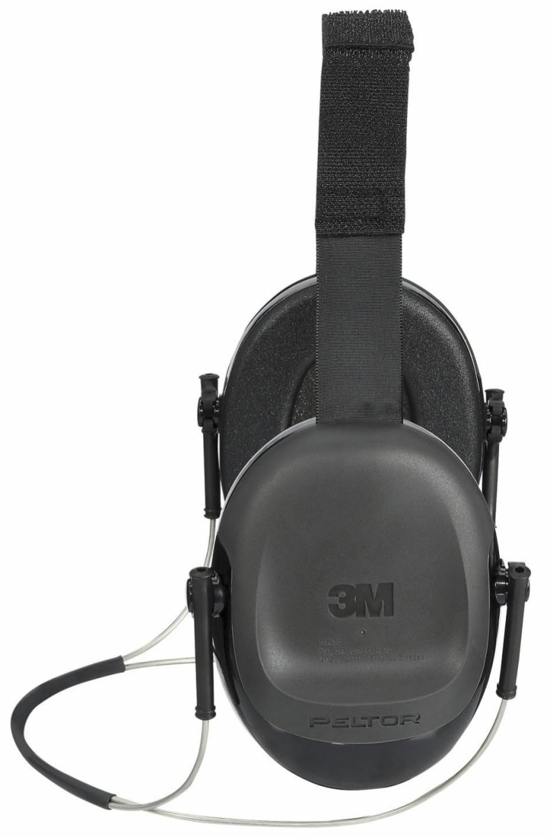 3M™ Peltor™ Nackenbügel Kapselgehörschutz für Schweißerhelme H505B, Für laute Arbeitsumgebungen, SNR = 24 dB, Schwarz, Nackenbügel