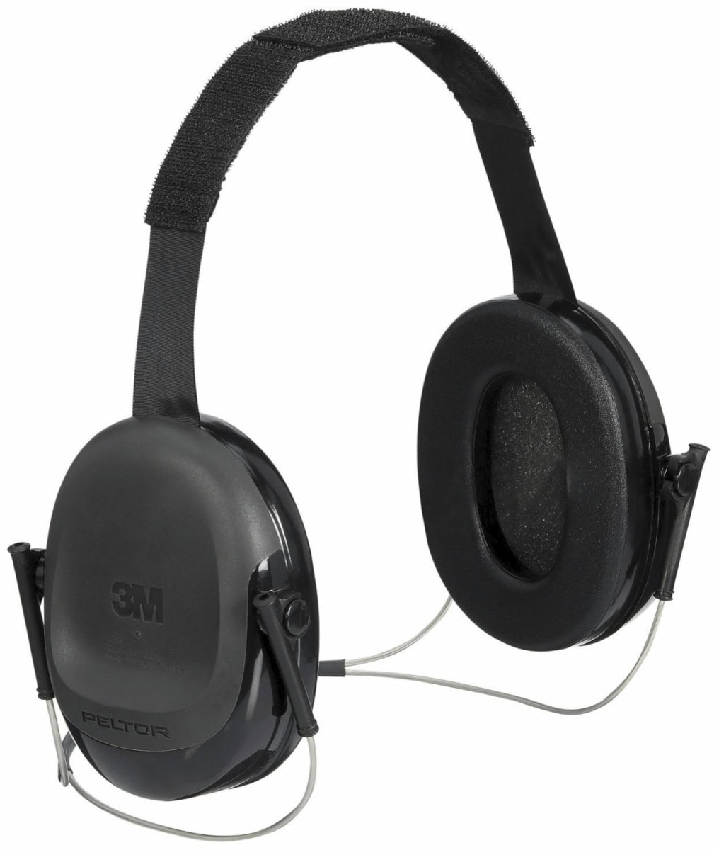 3M™ Peltor™ Nackenbügel Kapselgehörschutz für Schweißerhelme H505B, Für laute Arbeitsumgebungen, SNR = 24 dB, Schwarz, Nackenbügel