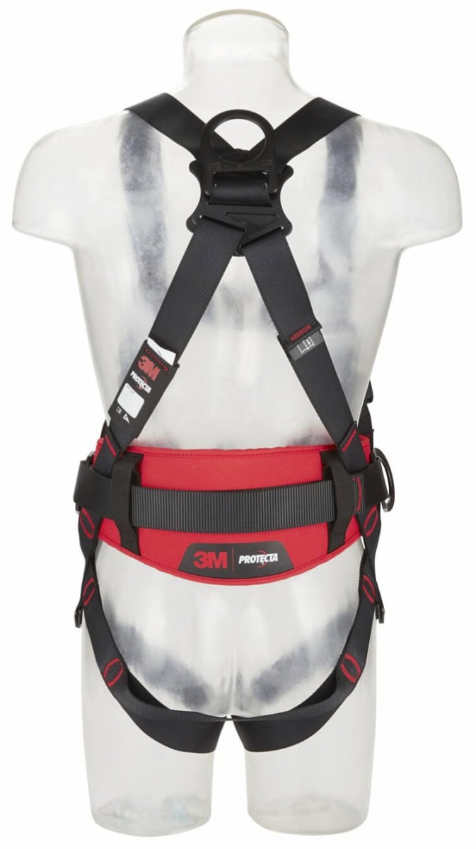 3M™ Protecta® Komfort Auffang- und Positionierungsgurt E200 1161627, Größe S, Steckrahmenverschluss, 1,90 Kg, Schwarz, Komfort Auffang- und Positionierungsgurt im Westenstil