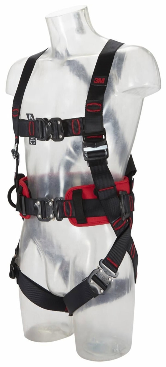 3M™ Protecta® Komfort Auffang- und Positionierungsgurt E200 1161635, Größe XL, Schnellverschluss, 2,24 Kg, Schwarz, Komfort Auffang- und Positionierungsgurt im Westenstil