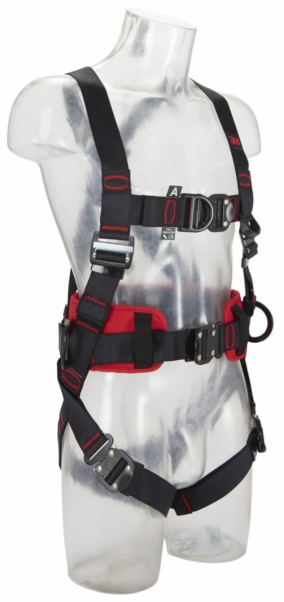 3M™ Protecta® Komfort Auffang- und Positionierungsgurt E200 1161635, Größe XL, Schnellverschluss, 2,24 Kg, Schwarz, Komfort Auffang- und Positionierungsgurt im Westenstil