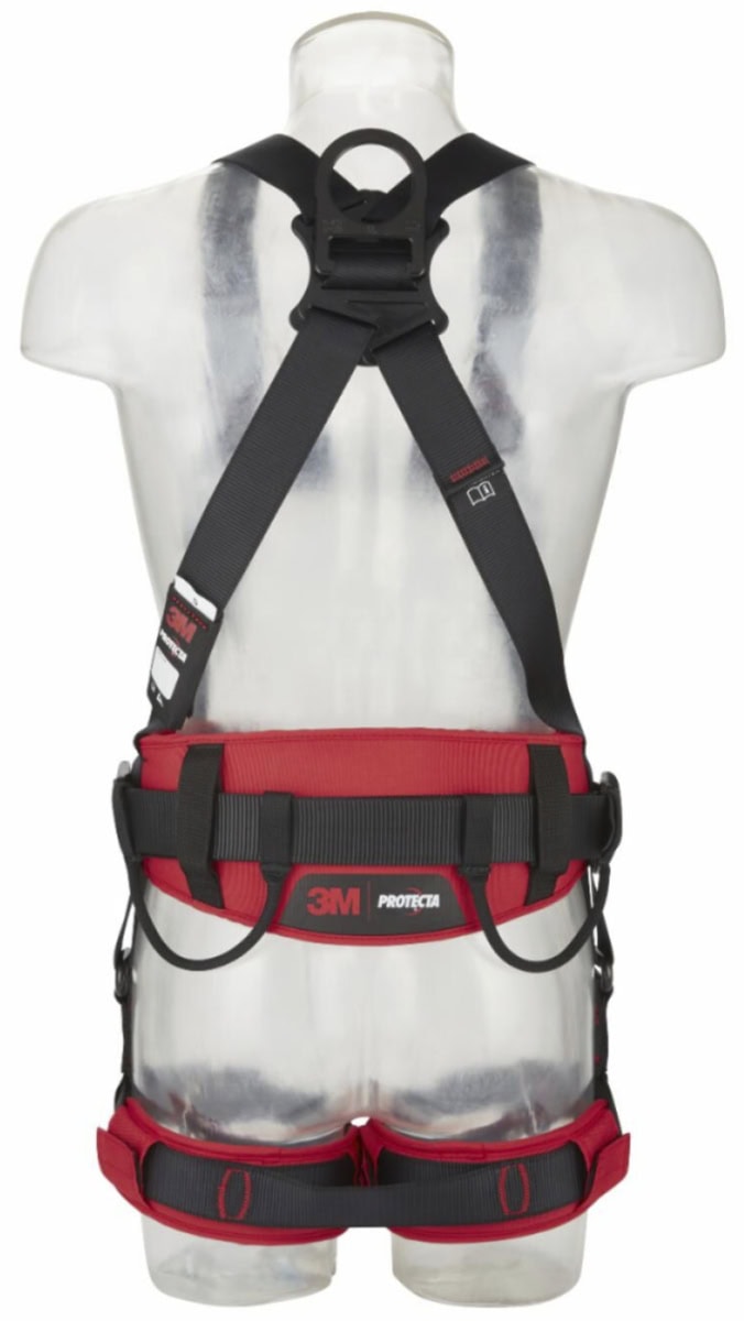 3M™ Protecta® Komfort Auffang- und Positionierungsgurt E200 1161646, Größe M/L, Schnellverschluss, Verbindungsringe an geraden Beinschlaufen, 2,46 Kg, Schwarz, Komfort Auffang- und Positionierungsgurt im Westenstil