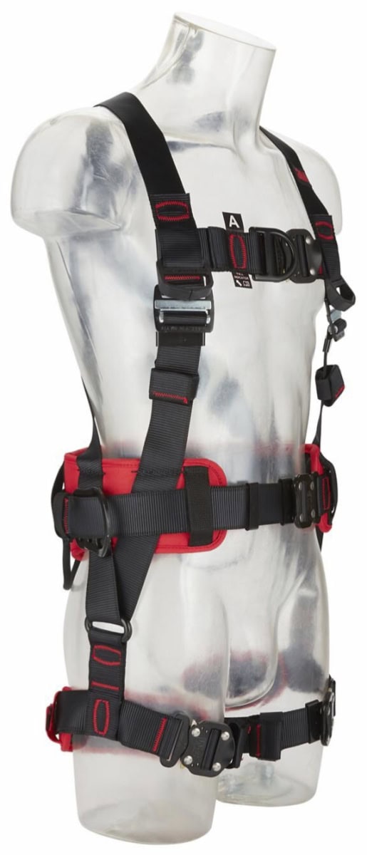 3M™ Protecta® Komfort Auffang- und Positionierungsgurt E200 1161646, Größe M/L, Schnellverschluss, Verbindungsringe an geraden Beinschlaufen, 2,46 Kg, Schwarz, Komfort Auffang- und Positionierungsgurt im Westenstil