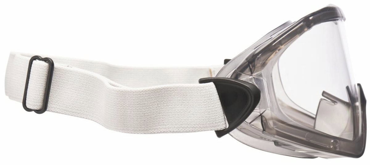 3M™ 2890S, Klar, AS/AF/UV, 2C-1.2 3M 1 BT 9 K N, Gasdichte Vollsichtbrille aus Polycarbonat