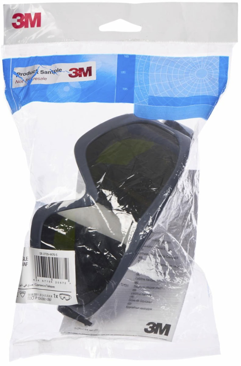 3M™ 2895S, Klar, AS/AF/UV, 2C-5 3M 1 B 9 K N, Gasdichte Vollsichtbrille aus Polycarbonat