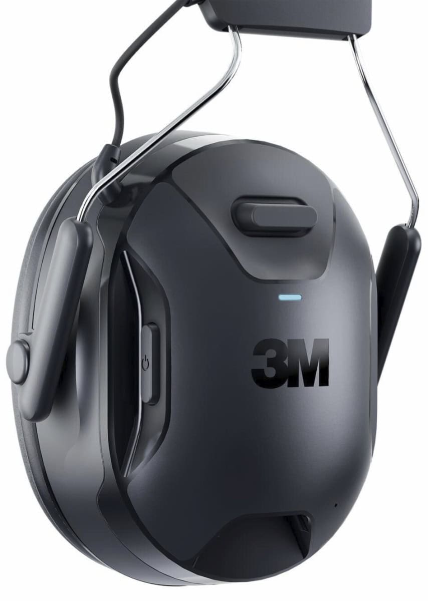 3M™ PELTOR™ WorkTunes™ Connect & Solar Kommunikations Kapselgehörschutz mit Bluetooth® 90573E-1, SNR = 33 dB, Für laute Umgebungen und zum streamen von Telefonaten, Musik und Podcasts, Schwarz, Kabellos, Integriertes Mikrofon, Solar, Bluetooth®