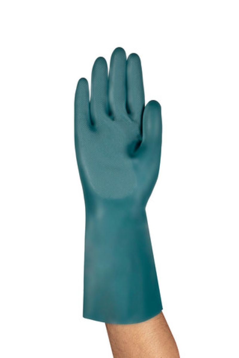 Ansell AlphaTec™ 58-001 ESD Chemikalienschutzhandschuh 58001070, Für Chemikalienschutz in ESD-Bereichen, Größe 7, Grün, 330 mm lang