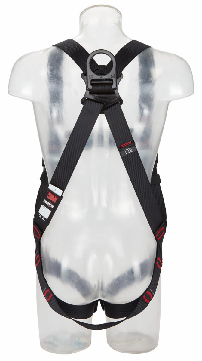 3M™ Protecta® Auffanggurt E200 1161617, Größe XL, Schnellverschluss, 1,42 Kg, Schwarz, Standard Auffanggurt im Westenstil