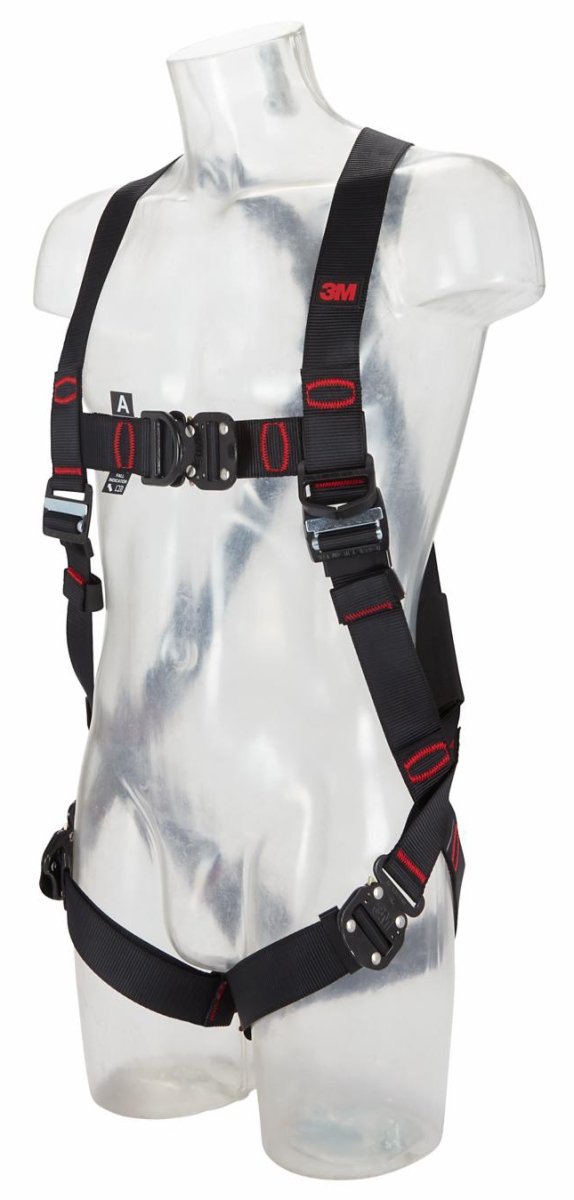 3M™ Protecta® Auffanggurt E200 1161617, Größe XL, Schnellverschluss, 1,42 Kg, Schwarz, Standard Auffanggurt im Westenstil