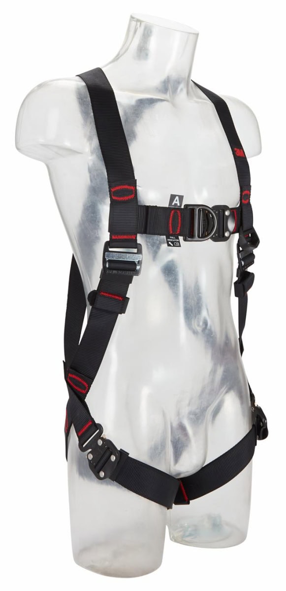 3M™ Protecta® Auffanggurt E200 1161616, Größe M/L, Schnellverschluss, 1,42 Kg, Schwarz, Standard Auffanggurt im Westenstil